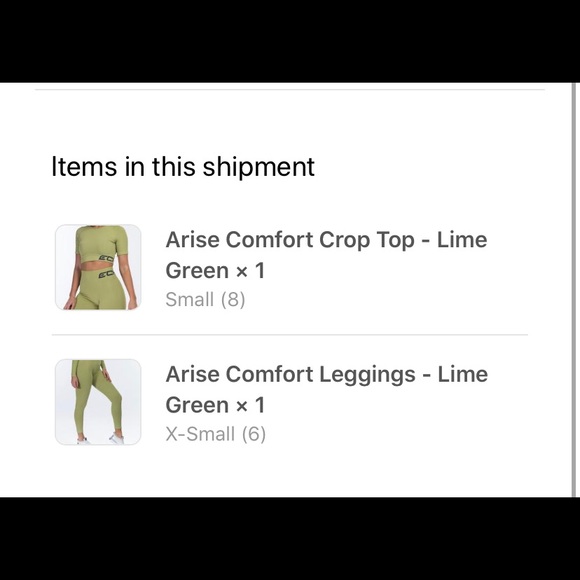 ECHT Other - Echt lime green set